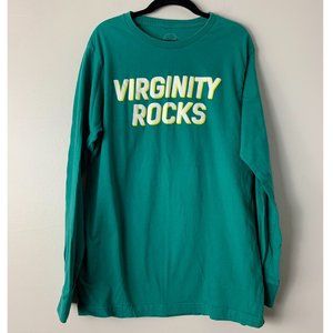Virginity Rocks Long Sleeve T Shirt M